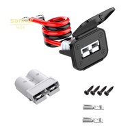 Connector,8AWG 50AMP Battery Quick Connect/Disconnect Connector, 1.64ft Battery Cable Connector,Winc