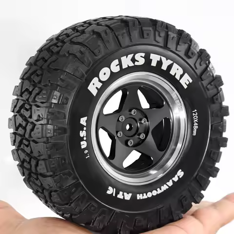 Aluminium Alloy 1.9 beadlock Wheels （4pcs）for 1/10 RC Crawler Car SCX10 TRX4 TRX6 Redcat Gen7 Gen7PR