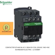 SHIPPINGbebas - 3Phase 9A 220 contactor Original LC1d09M7 contactor