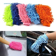 [YUE]Super Microfiber Car Truch Wash Washing Single Sided Anti-Scratch Cleaning Glove