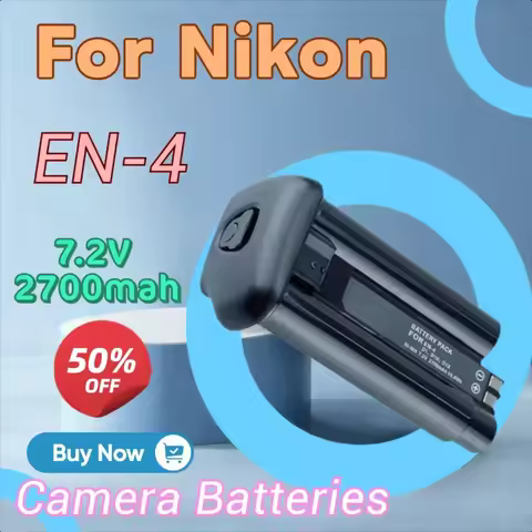 High Quality Brand New 7.2V 2700mah EN-4 EN 4 EN4 Battery for Nikon D1 D1H D1X Digital Camera Batter