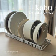 Nordic Style Pot Organizer Adjustable Pot Rack Pot Rack Kitchen Rack Kitchen Equipment Nordic Style 