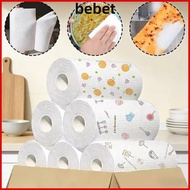 BEBET 1Roll/400Sheets Disposable Lazy Cleaning Rags, Non-woven Fabric Thickened One-Time Dishcloth, 