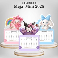 2026 Cartoon Series Mini Desk Calendar