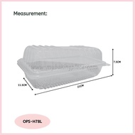 Swiss Roll Cake Box Kotak Kek Transparent Bekas Kek Transparent Plastic Tray Bekas Plastik Bekas Pla