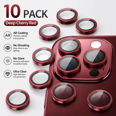 NNBILI 10pcs CD Pattern Eagle Eye Camera Lens Protector Film for iPhone 18 Pro,18 Pro Max 17 Pro Max