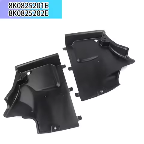 1 Pair 8K0825201E 8K0825202E Front Underbody Shiel Panel Cover Trim Black Automotive Supplies For A4