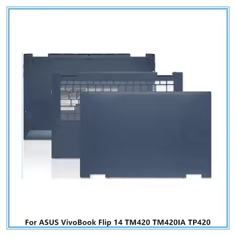 New For ASUS VivoBook Flip 14 TM420 TM420IA TP420 Laptop Palmrest Keyboard Frame/Hosuing Bottom Cove