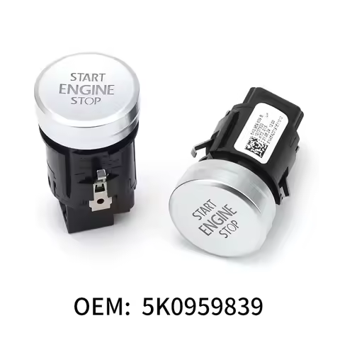 5K0959839B is suitable for Volkswagen Scirocco Golf 6 one key start ignition switch button 5k0959839