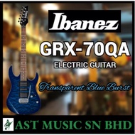 Ibanez Gio GRX70QA Electric Guitar-Transparent Blue Burst