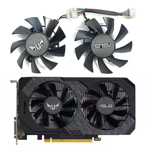 Brand new 75MM 6PIN FD8015U12D GTX1660 1660TI GPU fan for Asus RTX 2060 GTX 1660 1660ti Tuf Gaming O