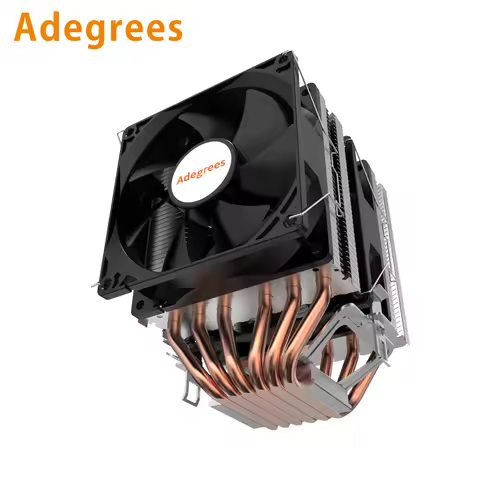 6 Heatpipes CPU Air Cooler PC Processor Cooling Radiator for Intel LGA 1366 115X 1200 1700 2011 X79 