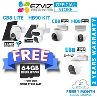 Ezviz Outdoor CB8 3MP HB8 4MP EB8 4G LTE 3MP Pan/Tilt Two Way Talk Color Night Vision Battery Powere
