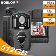 BOBLOV KJ25 Body Camera ตัวกล้อง HD 1080P 3000MAh รองรับการบันทึก13H ด้วยการมองเห็นได้ในเวลากลางคืนแ