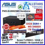 (ALLSTARS : Promo) ASUS PN53-B-S9025MD + 32GB RAM + WD SN850X 1TB Gen4x4 NVME M.2 SSD Mini PC (AMD Ryzen 9 6900HX