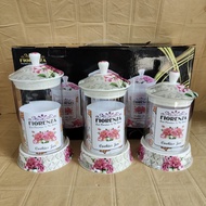 toples kaca fiorenza set 3