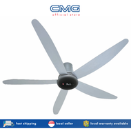 KDK T60AW DC Motor Ceiling Fan (Silver)