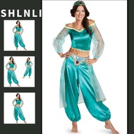 Halloween Aladdin Jasmine Princess Costume Women's Cosplay Aladdin Role Playing Stage Costume