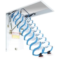 Modern Aluminum Folding Staircase Electric Invisible Loft Telescopic Ladder Household Indoor Lifting