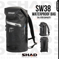 SHAD SW38 Backpack | Waterproof bag | Rear Duffle Bag | 35Liter capacity