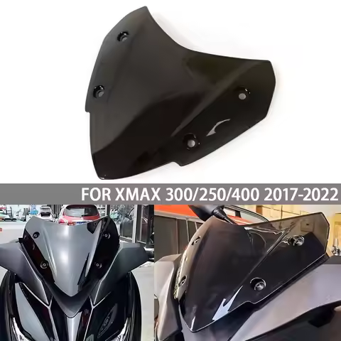 Motorcycle Sport Windshield WindScreen Visor Viser For YAMAHA XMAX300 Xmax250 XMAX 250 X-MAX300 XMAX