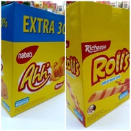 Nabati Ahh Richeese 143g/Richeese Roll 20pack