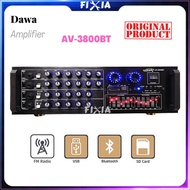 Original Dawa AV-3800BT Bluetooth/FM/USB & SD Card/MMC Input Professional Digital Karaoke Amplifier 