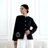 Ailee Long Sleeve Top Long Sleeve Top Hijab Friendly Blouse - Korean Look Women's Blazer