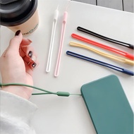 GANTUNGAN MYUME.STORE || Short Silicone Macaron Lanyard hp