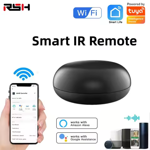 RSH Tuya WiFi IR Remote Control Smart Universal for TV Air Conditioner Alexa Remote Control Work wit