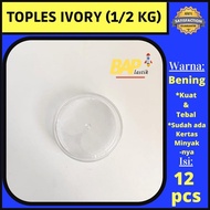 Ivory Cake Jar 1/ 2 Kg 500 gr Cake Jar Cake Jar/