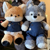 Cute Fox/Wolf plushie doll Running animal Plush toy doll Children comfort toy Kids birthday gift
