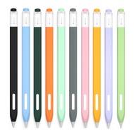 ปลอกเข้ากันได้สำหรับ Apple Pencil 2 1รุ่นกรณีซอฟท์บางซิลิโคนฝPencil Gen 2 าครอบป้องกัน iPad ดินสอ 2nd 1st ที่1แท็บเล็ตปากกาสัมผัสสไตลัสแขนลื่นกรณีธุรกิ