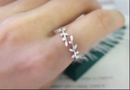 希臘女神鑽石18k白金戒指 🌿Diamond 18k Ring