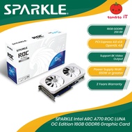 SPARKLE Intel ARC A770 ROC LUNA OC Edition 16GB GDDR6 Graphic Card