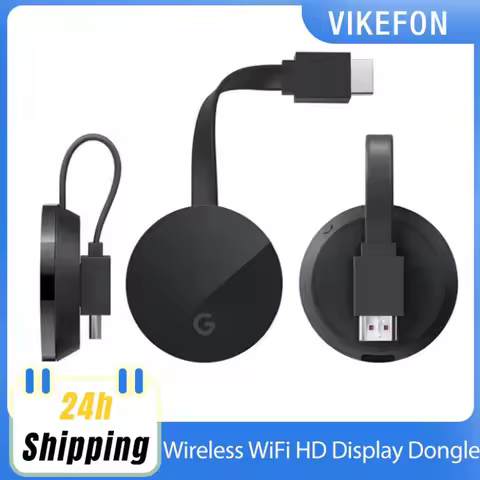 Wireless WiFi HD Display Dongle Chromecast Google mirascreen Media Streaming Video Tv Smart Home HDM