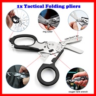 [Comebuy88] หลายเครื่องมือคีมพับ Leatherman Raptor ฉุกเฉินกรรไกรสายเคเบิลเครื่องตัดเหล็กทนทานกลางแจ้