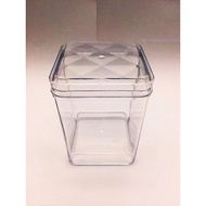 PS Plastic Container Biskut KF3008 (Cookies Plastic Container)