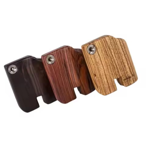 Ergonomic Side Hand Grip for Sigma FP \fp LCamera Premium Ebony Brown\Yellow Wooden Handle for Photo