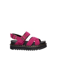 Dr. Martens รุ่น Voss II รองเท้าแตะหนังกลับเนื้อหยาบผู้หญิง - สี Fuchsia Pink