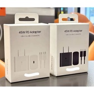 45W Fast Charging Charger Usb C Adapter with Type C To Type C Cable