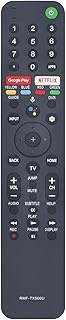 New RMF-TX500U Replacement Voice Remote Control fit for Sony Bravia LCD TV XBR-55A8H XBR-65A8H KD-75X750H KD-55X750H KD-65X750H XBR-43X800H XBR-49X800H XBR-49X950H XBR-55X800H XBR-55X900H XBR-55X950H