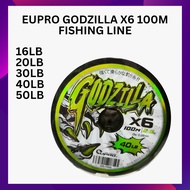 [1 UNIT] EUPRO GODZILLA X6 100M FISHING LINE | TALI PANCING