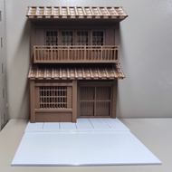 W• Mini Diorama Japanese Store Wide with Sidewalk 1:64 Scale City Diorama Series
