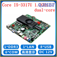 QJMBF Intel Core I5-3317U เมนบอร์ดขนาดเล็ก Itx Motherboars แบบฝังอุตสาหกรรมที่มี LVDS 6 * Com สนับสน