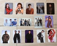 Taemin泰民, Chanyeol 燦烈, Chen EXO, FT Island, DEW, 郭書瑤.... 小卡 Card