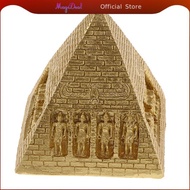 MagiDeal Ancient Building Architecture Model Statue Egyptain Pyramid Figurine Craft