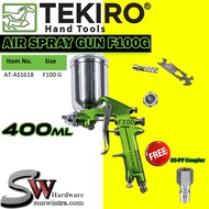 TEKIRO Air Spray Gun F100G AT-AS1618 400ML with Aluminium Cup Spray Paint Gun