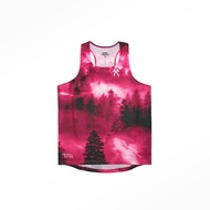Geuwatt ELEMENT Elite Race Singlet - Pink Lantern Singlet Man Running Singlet Gym Singlet