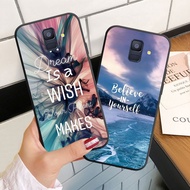 Casing For Samsung Galaxy A6 A6+ A8 A8+ Plus A7 A9 2018 Soft Silicoen Phone Case Cover Scenery